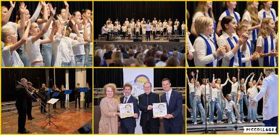 Collage Singende klingende Schule 2024